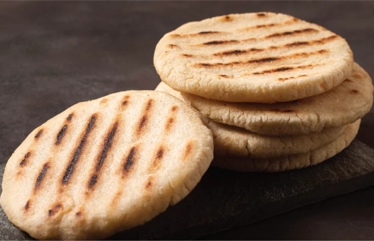 arepas de maíz con sal