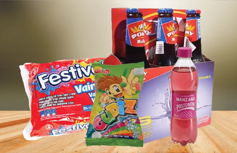 dulces y bebidas
